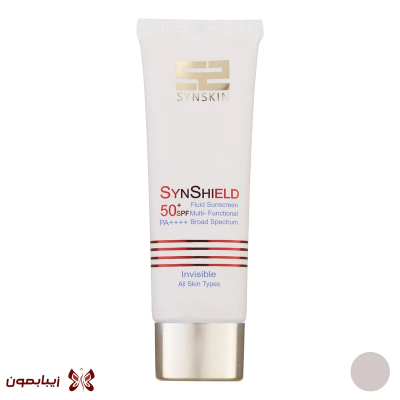 فلویید ضد آفتاب بی رنگ مدل spf50 مناسب انواع پوست حجم 50 میلی لیتر ساین اسکین